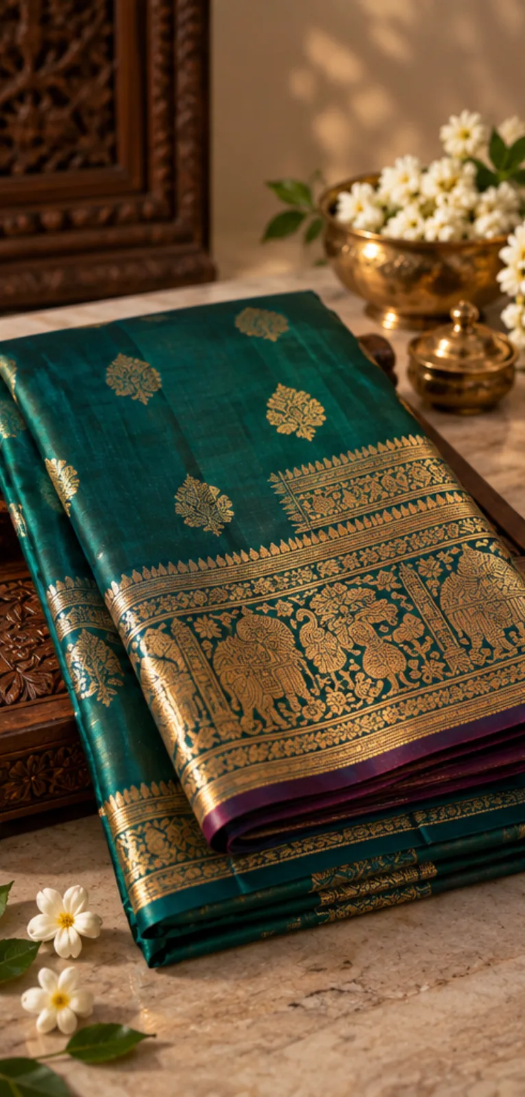 Kanchipuram Silk Cotton Saree